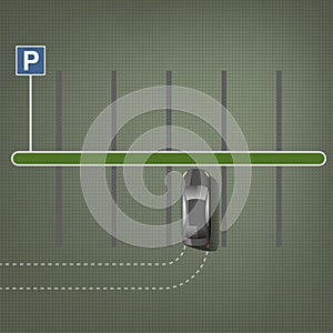 City parking image