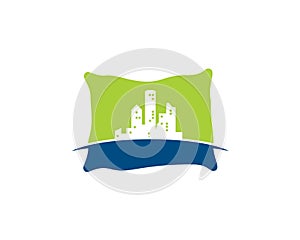 City pillow travel agency logo