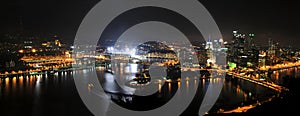 City of Pittsburgh at Night