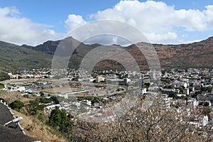 The city of port louis in Mauritius isle