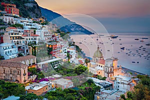 City of Positano, Italy.