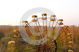 City of Pripyt near Chernobyl nuclear power plant