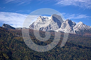 Ampezzo Dolomites a beautiful October day,Valle di Cadore photo