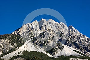 The Ampezzo Dolomites a wonderful autumn day photo