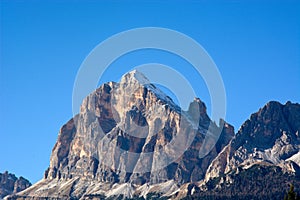 The Ampezzo Dolomites a wonderful autumn day photo