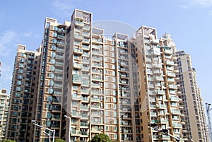 City residential buildings