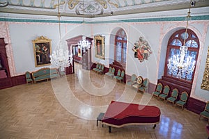 City Riga, Latvia. 14-17 century architectural monument, located in Old Riga. The interior of the house