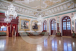 City Riga, Latvia. 14-17 century architectural monument, located in Old Riga. The interior of the house