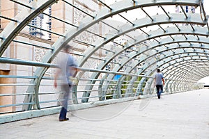 City road ironbridge pedestrian