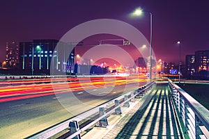 City road night scene