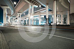 City road viaduct night of night scene