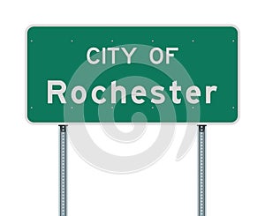 City of Rochester road sign