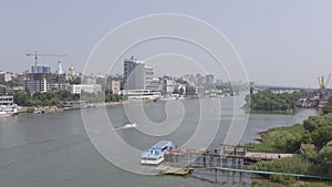 The city of Rostov-on-Don on a hot July afternoon