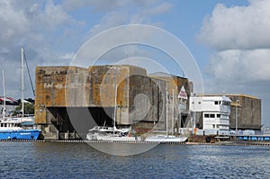 City of Saint Nazaire in Loire Atlantique