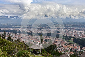 The city of San Pedro de Riobamba - Ecuador