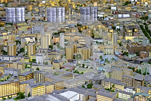 City scale model