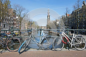 City scenic from Amsterdam Netherlands