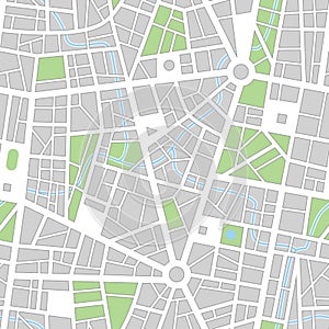 City seamless vector wallpaper photo