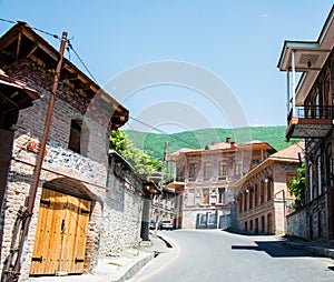 The city of sheki in azerbaijan