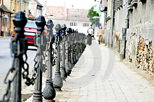 City sidewalk