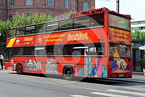 City Sightseeing bus in Frankfurt am Main, Germany