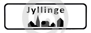 City sign of Jyllinge