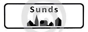 City sign of Sunds