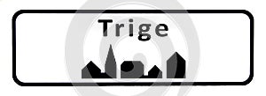 City sign of Trige