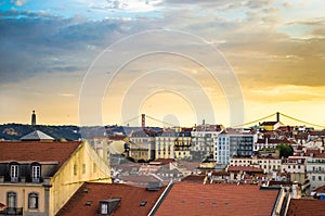 City and Sky: Lisbon, Portugal