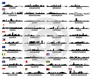 City skyline Australia and the Island country