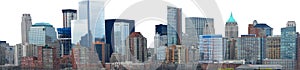 City Skyline Banner Panorama Isolated