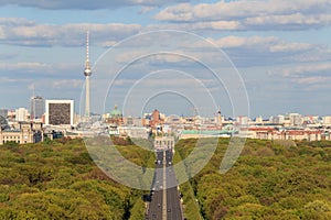City skyline, Berlin, Germany