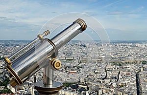 The city skyline at daytime. Paris, France