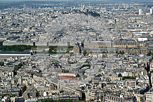 The city skyline at daytime. Paris, France.
