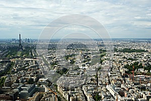 The city skyline at daytime. Paris, France