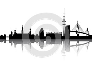 City Skyline of Hamburg