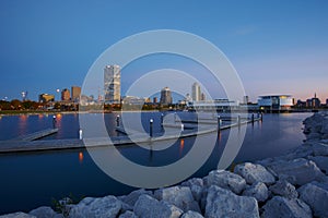 City Skyline from Harbor