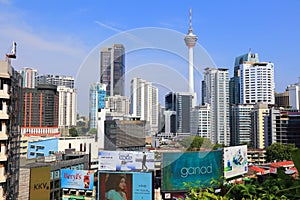 City skyline of Kuala Lumpur photo