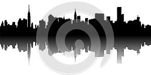 CITY SKYLINE NY VECTOR