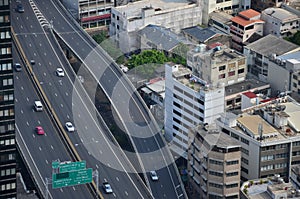 City skyline / panorama - the traffic