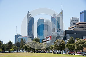 City Skyline in Perth