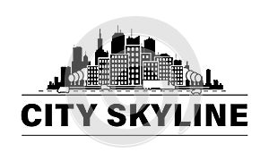 City skyline set.