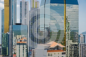 City skyline, skyscraper buildings, modern cityscape of Panama C