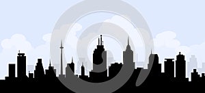 City Skyline - Vector Illustration