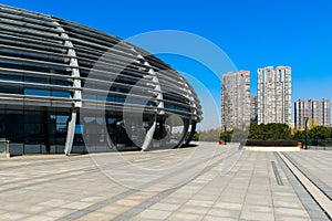 City square and architecture