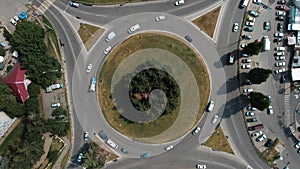The city of Stavropol. Road junction