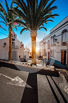 City street view in Santa Cruz de La Palma