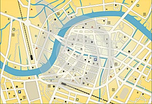 City streetmap photo