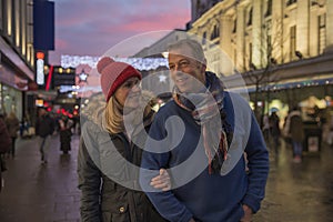 City Stroll On Christmas Eve