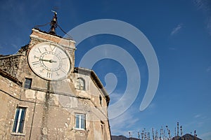 The city of Subiaco, Lazio.